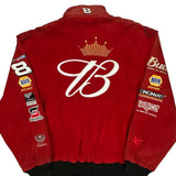 Dale Earnhardt Jr. Budweiser Chase Authentics Nascar Bomber Jacket - XL Red Polyester
