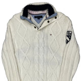 85 Patch Tommy Hilfiger Sweater - Medium Black Cotton