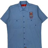 Cellar Crew Dickies Short Sleeve Shirt - Medium Blue Polyester Blend