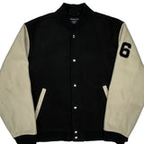 Brooklyn New York Abercrombie & Fitch Varsity Jacket - XL Black Polyester