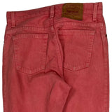 Made In USA Levis Jeans - 30W 28L Red Cotton