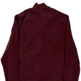 Nike Zip Up - XL Burgundy Cotton Blend