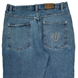 Outkast Cargo Jeans - 37W 33L Blue Cotton