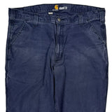 Carhartt Carpenter Pants - 36W 32L Blue Cotton Blend