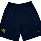 Los Angeles Rams Nike Sport Shorts - Mediumw 9L Navy Polyester