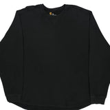 Carhartt Long Sleeve T-Shirt - 2XL Black Cotton