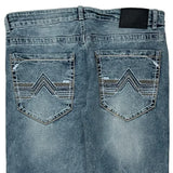 Retro Stitch Jeans - 32W 30L Blue Denim