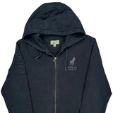 Polo By Ralph Lauren Spellout Hoodie - Large Navy Cotton