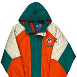 Miami Dolphins Starter Nfl Jacket - XL Green Polyester