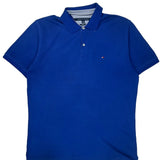 Tommy Hilfiger Slim Fit Polo Shirt - XL Blue Cotton