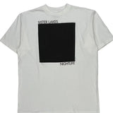 Sister Lakes Nightlife All Sport Graphic T-Shirt - XL White Cotton