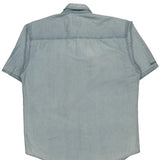 Nascar Racing Chase Authentics Nascar Denim Shirt - Large Light Wash Cotton