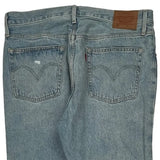 501 Levis Jeans - 33W 31L Light Wash Cotton