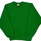 90S Blank Soffe Sweatshirt - Small Green Cotton