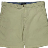 Tommy Hilfiger Chino Shorts - 38W 8L Yellow Cotton