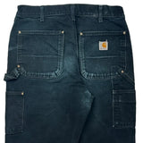 Carhartt Carpenter Trousers - 32W 30L Black Cotton