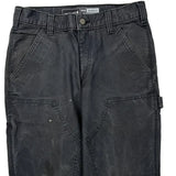Carhartt Double Knee Carpenter Pants - 29W 29L Gray Cotton