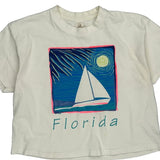 Trader Cotton Single Stitch T-Shirt - Large White Cotton