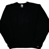 Russell Athletic Sweatshirt - XL Black Cotton