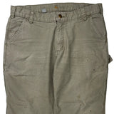 Carhartt Carpenter Trousers - 36W 30L Khaki Cotton