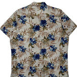 28 Palms Floral Hawaiian Shirt - Large Multicoloured Cotton