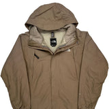 The North Face Waterproof Jacket - Large Beige Polyester