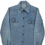 Wrangler Denim Shirt - Small Blue Denim