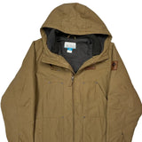 Columbia Jacket - Large Brown Cotton Blend