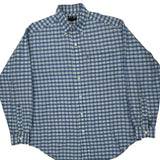 Ralph Lauren Checked Shirt - Medium Blue Cotton