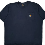 Carhartt T-Shirt - 2XL Navy Cotton