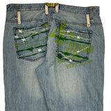 London Pepe Jeans Graphic Jeans - 42W 31L Light Wash Denim