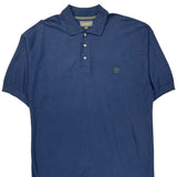 Timberland Polo Shirt - Large Blue Cotton