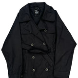 Age 7-8 The North Face Trench Coat - Small Black Nylon