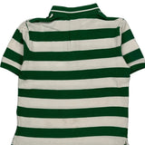 Age 6 Polo By Ralph Lauren Striped Polo Shirt - XS Green Cotton