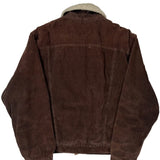 Levis Sherpa Lined Cord Jacket - Medium Brown Cotton
