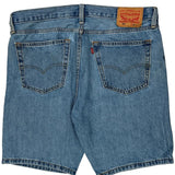 Levis Denim Shorts - 36W 10L Blue Cotton