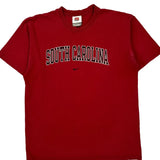 South Carolina Nike College T-Shirt - Medium Red Cotton