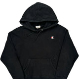 Reverse Weave Champion Hoodie - Large Black Cotton