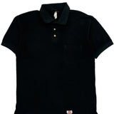 Dickies Polo Shirt - Medium Black Cotton