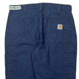 Carhartt Trousers - 34W 30L Navy Cotton