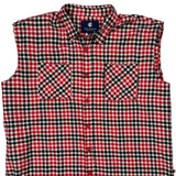 Rocawear Checked Flannel Shirt - 3XL Red Cotton