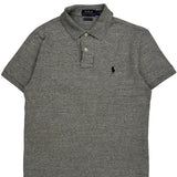 Polo By Ralph Lauren Slim Fit Polo Shirt - Small Gray Cotton