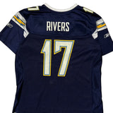 Chargers Reebok Nfl Football Jersey - Large Navy Nylon
