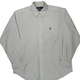 Blaire Ralph Lauren Shirt - Large White Cotton