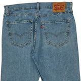 Levis Denim Shorts - 34W 11L Light Wash Cotton