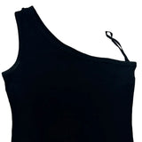 Motorcycles Harley Davidson Asymmetric Tank Top - Large Black Cotton