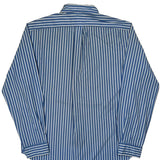 Ralph Lauren Striped Shirt - Large Blue Cotton
