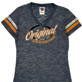 Original Since 1903 Harley Davidson Graphic T-Shirt - Large Grey Cotton