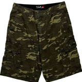 Quiksilver Camo Cargo Shorts - 31W 11L Camo Cotton