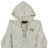 Motorcycles Harley Davidson Graphic Hoodie - Large White Cotton